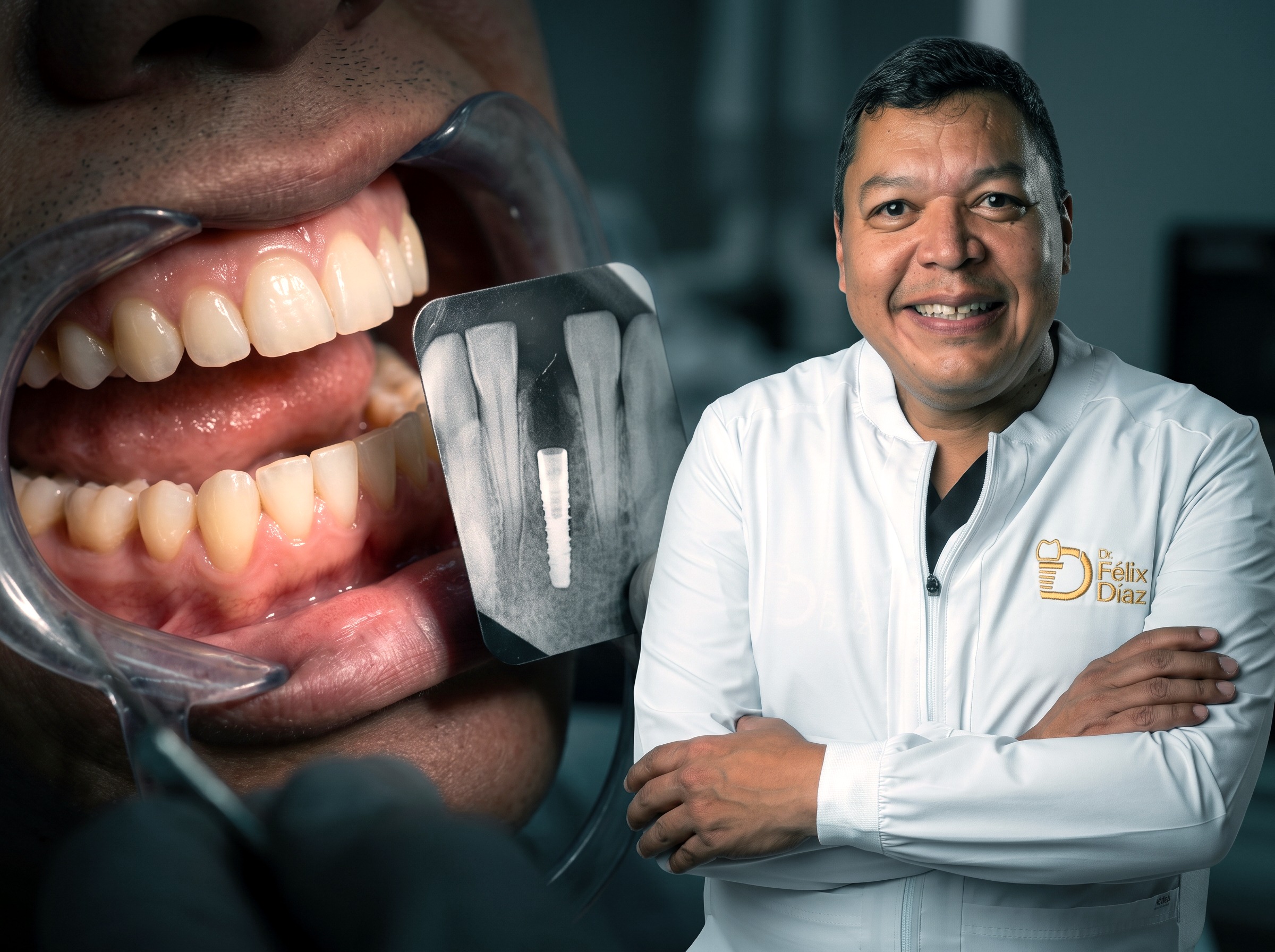 Implante dental en diente frontal: un caso complicado que salió bien